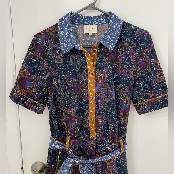 Sezane Elise short jumpsuit. NWOT - Picture 8 of 13